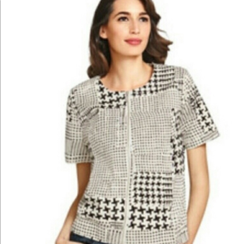 CAbi shirt sleeves blazer